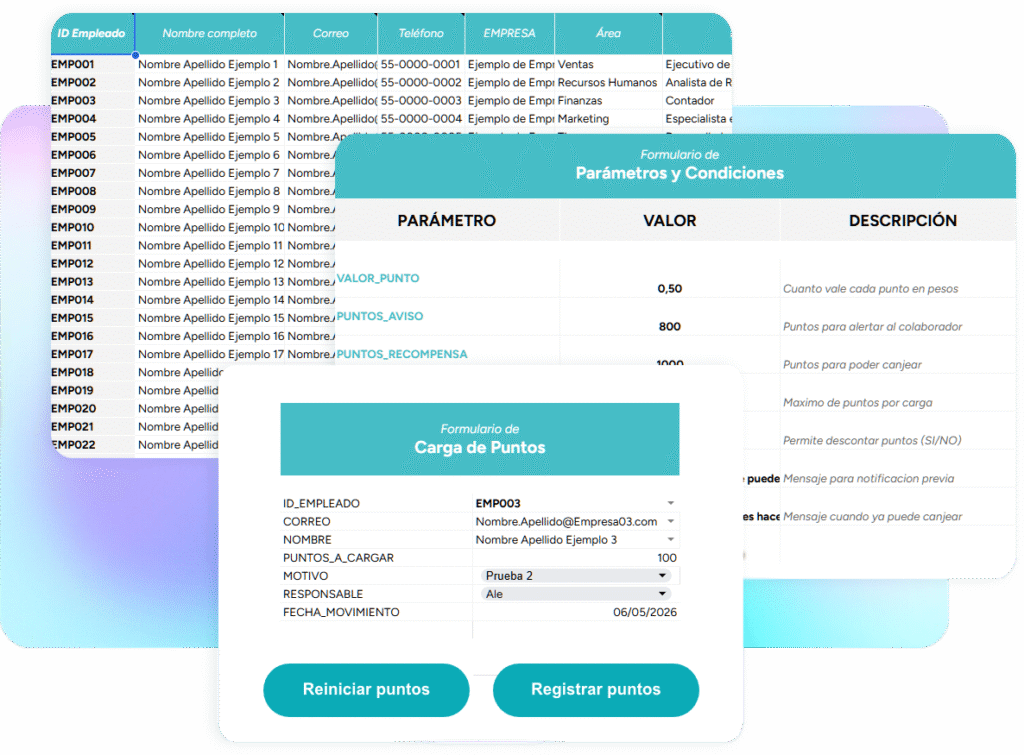 Imagen Screens Herramienta de RH Descarga gratis incentivos